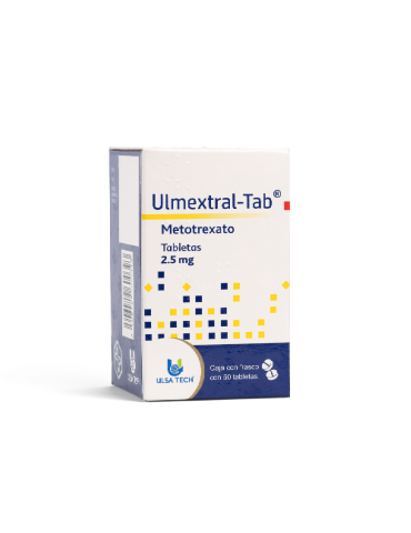 Ulmextral-Tab 2.5 Mg Caja Con 50 Tabletas - METOTREXATO