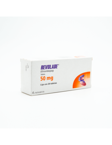 Revolade De 50 mg Con 28 Tabletas - Eltrombopag
