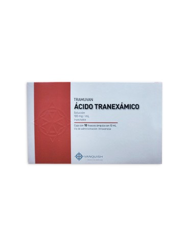 Tramuvan 100 Mg/Ml - Ácido Tranexámico