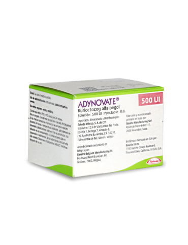 Adynovate 500 UI Frasco Ámpula - Rurioctocog Alfa Pegol