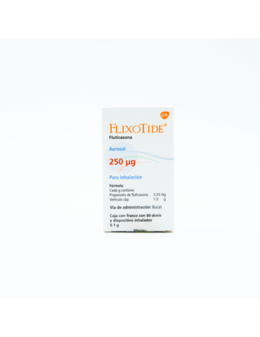 Flixotide 250mcg Aer Fco C/60dosis