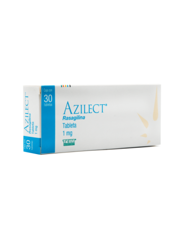 Azilect 1 De 1 mg Con 30 Tabletas - Rasagilina