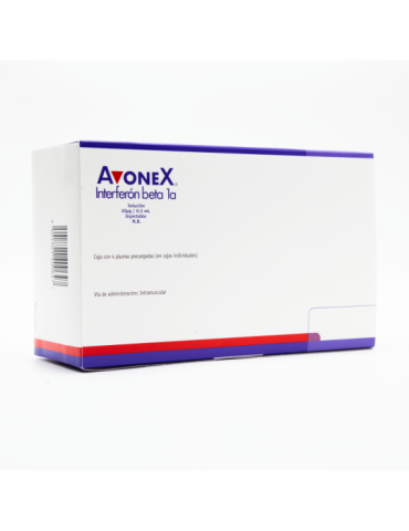Avonex Pen De 30 ug Con UI Frasco Ámpula - Interferón Beta-1a