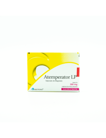 Atemperator Lp De 300 mg Con 20 Tabletas - Valproato de magnesio