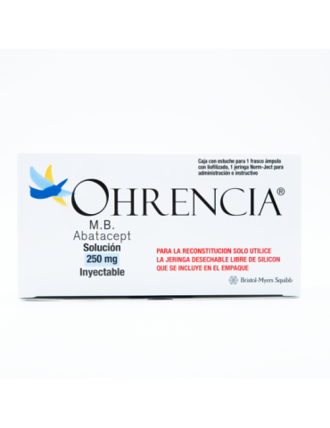 Ohrencia De 250 mg Con 1 Frasco Ámpula - Abatacept