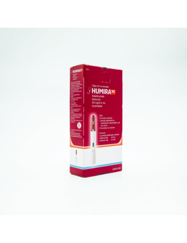 Humira AC Solución 40mg/0.4ml Inyectable Con 1 Jeringa Prellenada - Adalimumab