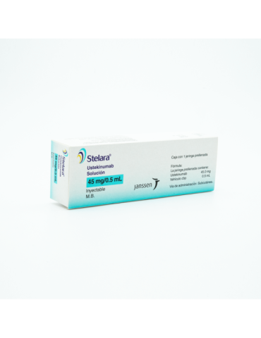 Stelara De 45 mg / 0.5 ml Con 1 Jeriga Prellenada Solución Inyectable - Ustekinumab