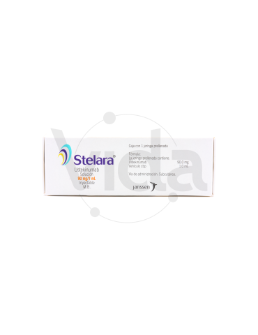 Stelara Solución De 90 mg / 1 mL Con 1 Jeringa Prellenada - Ustekinumab Inyectable