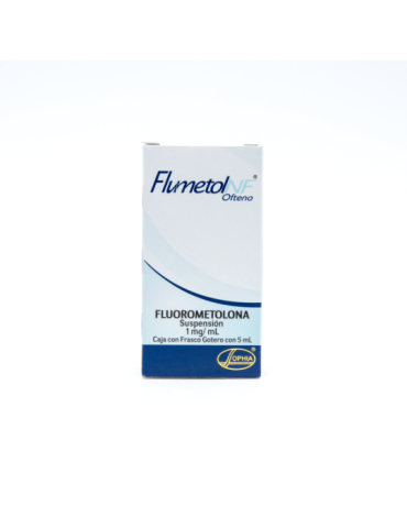 Flumetol Nf Oft 1 Mg/Ml 1 Got C/5 Ml - Fluorometolona Acetato