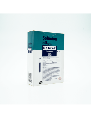 Enbrel 50 Mg Sol Iny C/2 Jeringa Prell