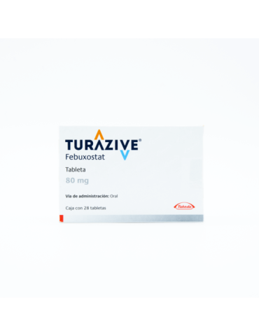 Turazive 80 Mg Tab Caj C/28 - Febuxostat