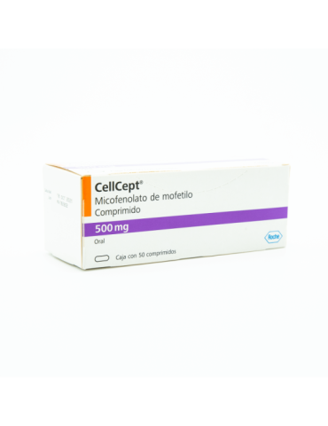 Cellcept De 500 mg Con - Micofenolato de mofetilo