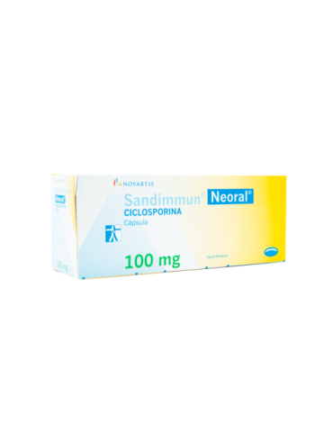 Sandimmun Neoral De 100 mg Con 50 Cápsulas - Ciclosporina