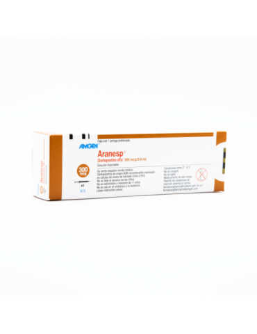 Aranesp De 300 mcg /0.6 mL - Darbepoetina alfa