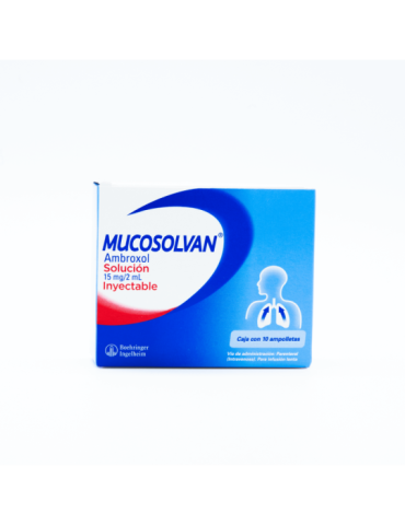 Mucosolvan Amp Caj C/10 - Ambroxol Clorhidrato