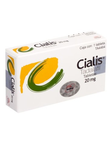 Cialis De 20 mg Con 1 Tabletas - Tadalafil