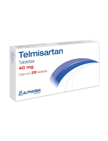 Telmisartan 40 Mg Caja Con 28 Tabletas