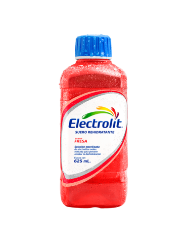 Electrolit Fresa De 620 mL Con 1 Botella - Soluciones Electrolíticas