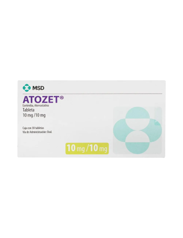 Atozet De 10 mg Tabletas - Ezetimiba Atorvastatina