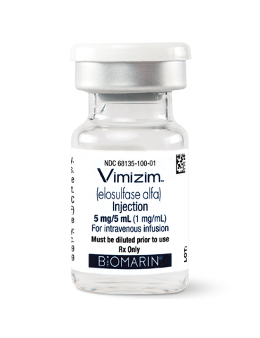 Vimizim de 5 Mg Solución Inyectable Caja con 1 Frasco de 5 mL - Elosulfasa Alfa