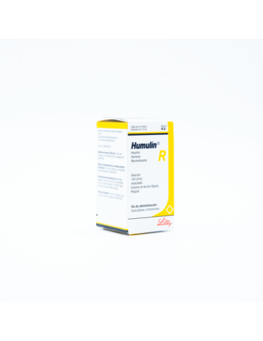 Humulin R 100ui/10ml Fam Caj C/1 - Insulina Humana