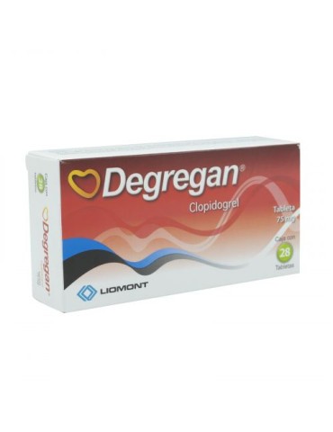Degregan De 75 mg Tabletas - Clopidogrel