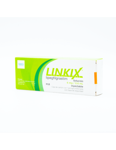 Linkix De 6 mg Con 1 Solución Inyectable - Lipegfilgrastim Jeringas Prellenadas