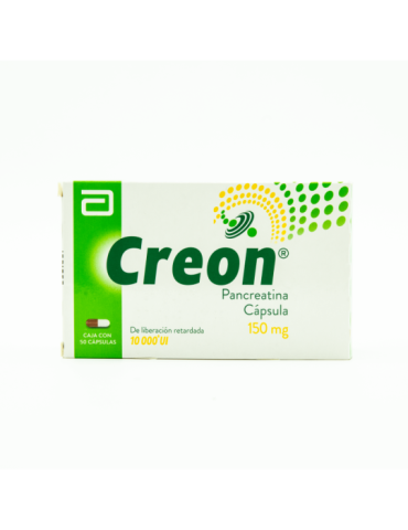 Creon 10000 De 150 mg Con 50 Cápsulas - Pancreatina