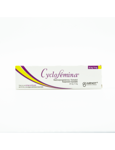 Cyclofemina Jga Prell C/0.5ml - Estradiol Cipionato, Medroxiprogesterona Acetato