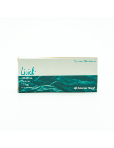 Livial 2.5mg Tab Caj C/30 - Tibolona