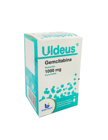 Uldeus 1000 Mg Solución Inyectable Frasco Ámpula - Gemcitabina