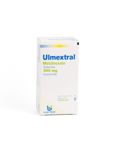 Ulmextral De 500 Mg Solución Inyectable en Frasco Con Caja - Metotrexato