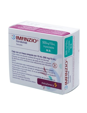 Imfinzio De 500 mg Con 1 Frasco Ámpula - Durvalumab