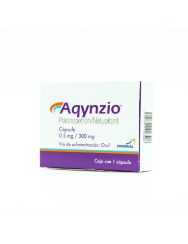 Aqynzio De 0.5/300 mg/mg Con 1 Cápsulas - Palonosetrón / Netupitant