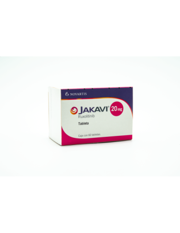 Jakavi De 20 mg Con 60 Tabletas - Ruxolitinib