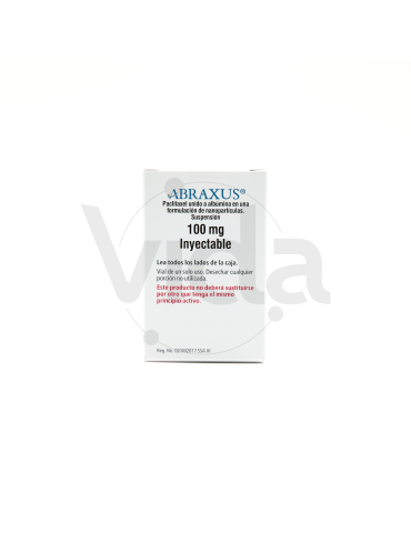 Abraxus De 100 mg Con 1 Solución Inyectable - Paclitaxel