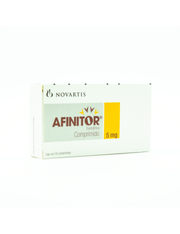 Afinitor De 5 mg Con 30 Comprimidos - Everolimus